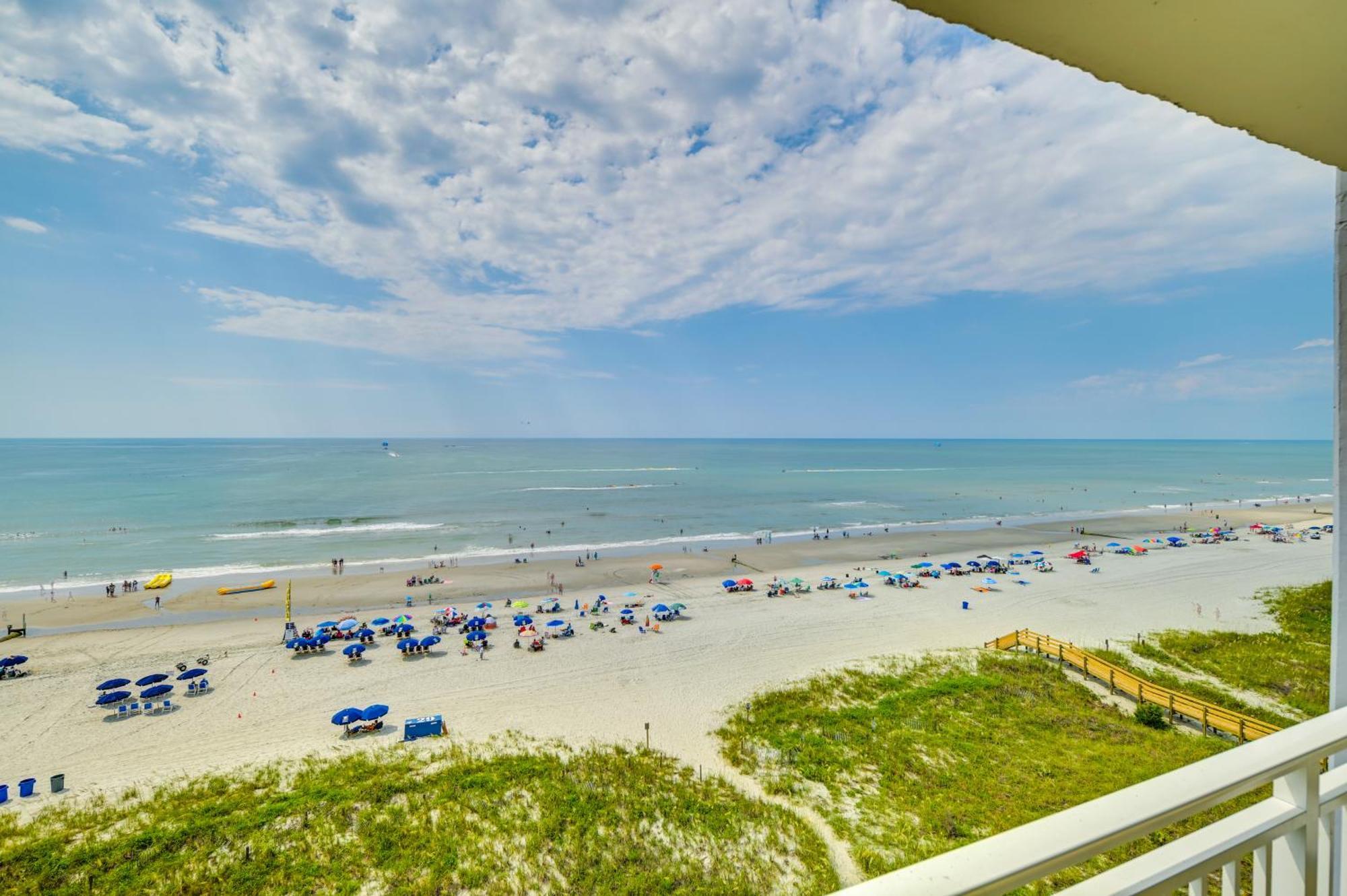 Cozy Coastal Condo With Airy Oceanfront Balcony Мертл-Біч Екстер'єр фото