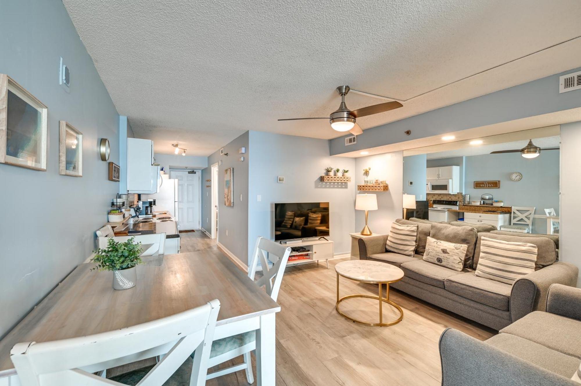 Cozy Coastal Condo With Airy Oceanfront Balcony Мертл-Біч Екстер'єр фото