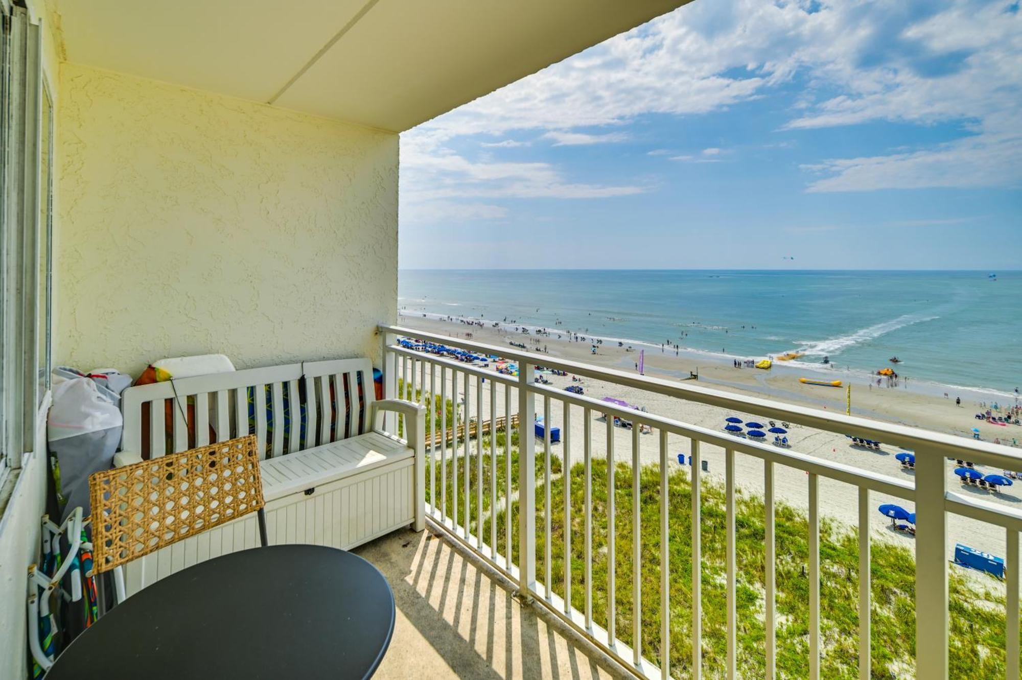 Cozy Coastal Condo With Airy Oceanfront Balcony Мертл-Біч Екстер'єр фото